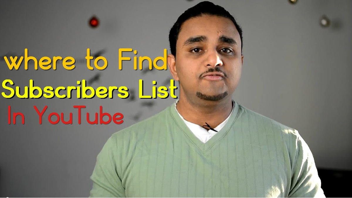 Accessing Your YouTube Subscriber List In Studio To Understand Your Viewers